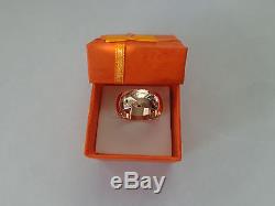 Vintage Soviet Solid Rose Gold Wedding Ring 14K 583 Star US Size 7 Russian USSR