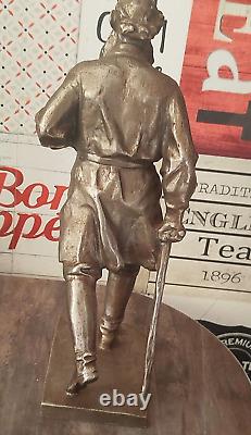 Vintage Soviet Statuette The Great Russian Writer Leo Tolstoy Sculpture USSR