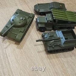 Vintage Soviet Tank Metal Toy Military Armored Vehicle Russian Model USSR