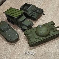 Vintage Soviet Tank Metal Toy Military Armored Vehicle Russian Model USSR