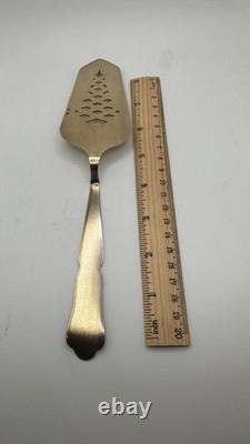 Vintage Soviet USSR Russian 875 silver enamel cake server raised Kremlin