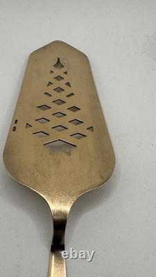 Vintage Soviet USSR Russian 875 silver enamel cake server raised Kremlin