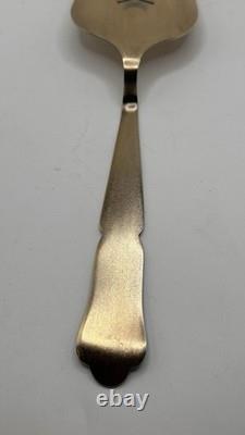 Vintage Soviet USSR Russian 875 silver enamel cake server raised Kremlin