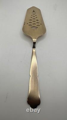 Vintage Soviet USSR Russian 875 silver enamel cake server raised Kremlin