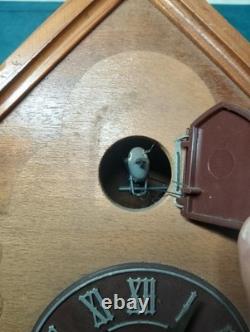 Vintage Soviet USSR Russian MAJAK? Bakelite Cuckoo Wall Clock Needs Pendulum
