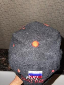 Vintage Soviet Union USSR Moscow Russian Penguins HCKA Hockey SnapBack Hat USA