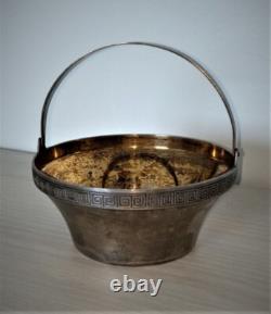 Vintage Soviet Union USSR Russian Candy Dish Sugar Bowl Silver. 916 1973
