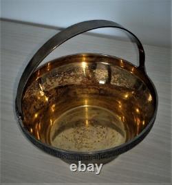 Vintage Soviet Union USSR Russian Candy Dish Sugar Bowl Silver. 916 1973