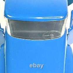 Vintage Soviet Zil 130 21 Dump Truck Russian USSR Blue Pressed Steel Toy