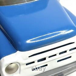 Vintage Soviet Zil 130 21 Dump Truck Russian USSR Blue Pressed Steel Toy