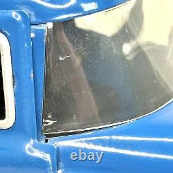 Vintage Soviet Zil 130 21 Dump Truck Russian USSR Blue Pressed Steel Toy