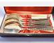 Vintage Spoon 916 Sterling Silver Soviet Russian Ussr Set Of 6 Pieces