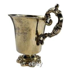 Vintage Sterling Silver USSR Russian Sport Trophy Cup