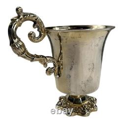 Vintage Sterling Silver USSR Russian Sport Trophy Cup
