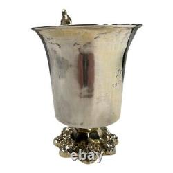 Vintage Sterling Silver USSR Russian Sport Trophy Cup