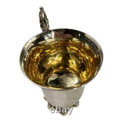 Vintage Sterling Silver USSR Russian Sport Trophy Cup