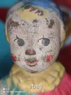 Vintage Toy Doll Clown Man Rubber Famous Russian Character Cccp Soviet Era Ussr