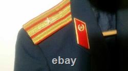 Vintage USSR C? Russian Soviet Military ceremonial tunic and cap Rank (Major)
