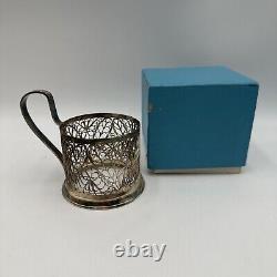 Vintage USSR Podstakannik Tea Glass Holder Russian Soviet Cup Holder Lot Of 4