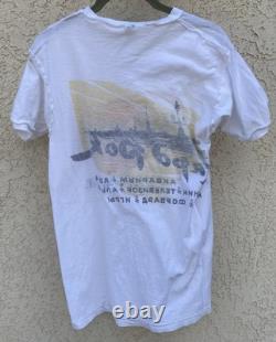Vintage USSR Russian Rock Concert T Shirt Leningrad Hard Rock Soviet Band Tee M