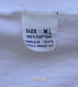 Vintage USSR Russian Rock Concert T Shirt Leningrad Hard Rock Soviet Band Tee M