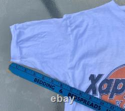 Vintage USSR Russian Rock Concert T Shirt Leningrad Hard Rock Soviet Band Tee M