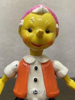 Vintage USSR Russian Soviet CELLULOID Toy Doll Pinocchio BURATINO 1950's -1960's