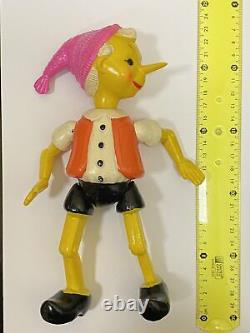 Vintage USSR Russian Soviet CELLULOID Toy Doll Pinocchio BURATINO 1950's -1960's