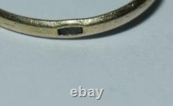 Vintage USSR Russian Soviet Massive Statement Ring Silver 875 Tourmaline
