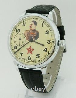 Vintage USSR Russian Soviet Mechanical wrist Watch ZIM Stalin #201