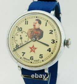 Vintage USSR Russian Soviet Mechanical wrist Watch ZIM Stalin #346