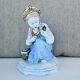 Vintage Ussr Soviet Russian Dulevo Porcelain Figurine Malachite Box