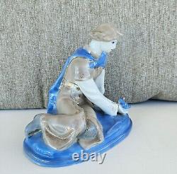 Vintage USSR Soviet Russian Ghzel Porcelain Figurine Princess Frog