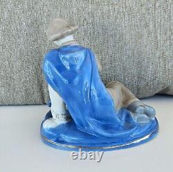 Vintage USSR Soviet Russian Ghzel Porcelain Figurine Princess Frog