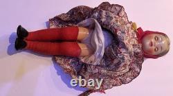Vintage USSR Soviet Russian Plastic DOLL Folk? Lothes Voronezh Province withTag