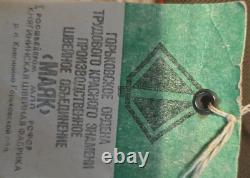 Vintage USSR Soviet Union Russian Military Officer Hat Size 55 w Original TAGS