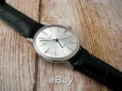 Vintage Ultra Slim De Luxe Russian USSR Soveit Wrist Watch Original Mechanical