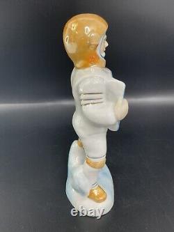 Vintage Ussr Russian Soviet Astronaut Cosmonaut Porcelain Figurine Soviet Space