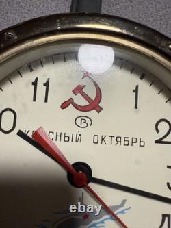 Vintage Vostok Russian CCCP Soviet Submarine Naval Wall Clock