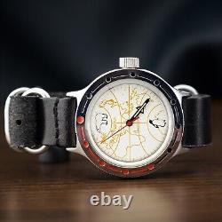Vintage Vostok Watch Buran Polar Mechanical Russian Soviet USSR Wrist Rare Strap