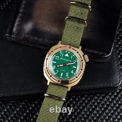 Vintage Vostok Watch Komandirskie Mechanical Russian Soviet USSR Wrist Militray