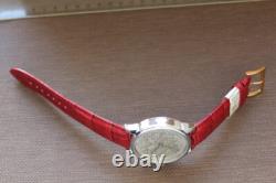 Vintage Watch Mechanical Masonic Wrist Mens Molniya Russian Soviet USSR Strap