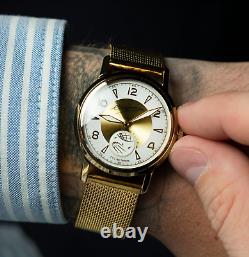 Vintage Watch Mechanical Sputnik Pobeda USSR Russian Kirova Rare Strap Soviet