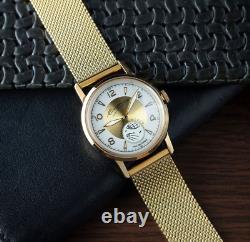 Vintage Watch Mechanical Sputnik Pobeda USSR Russian Kirova Rare Strap Soviet