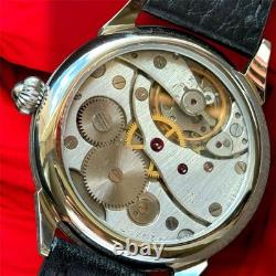 Vintage Watch Molniya Mechanical Playing Card Wrist Mens Russian USSR Strap Rare