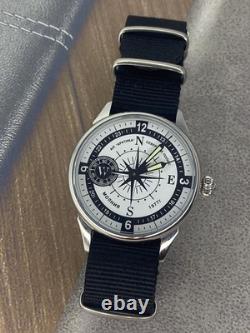 Vintage Watch Molniya Mechanical Wrist Compass Men's Russian Soviet USSR Strap