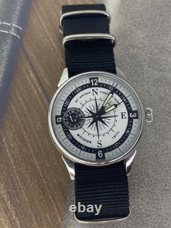Vintage Watch Molniya Mechanical Wrist Compass Men's Russian Soviet USSR Strap