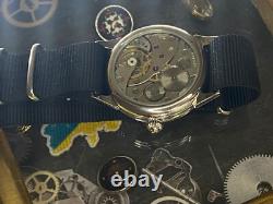 Vintage Watch Molniya Mechanical Wrist Compass Men's Russian Soviet USSR Strap