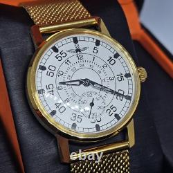Vintage Watch Pobeda Aviation Mechanical USSR Soviet Wrist Russian Rare Men's