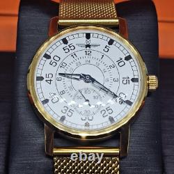 Vintage Watch Pobeda Aviation Mechanical USSR Soviet Wrist Russian Rare Men's